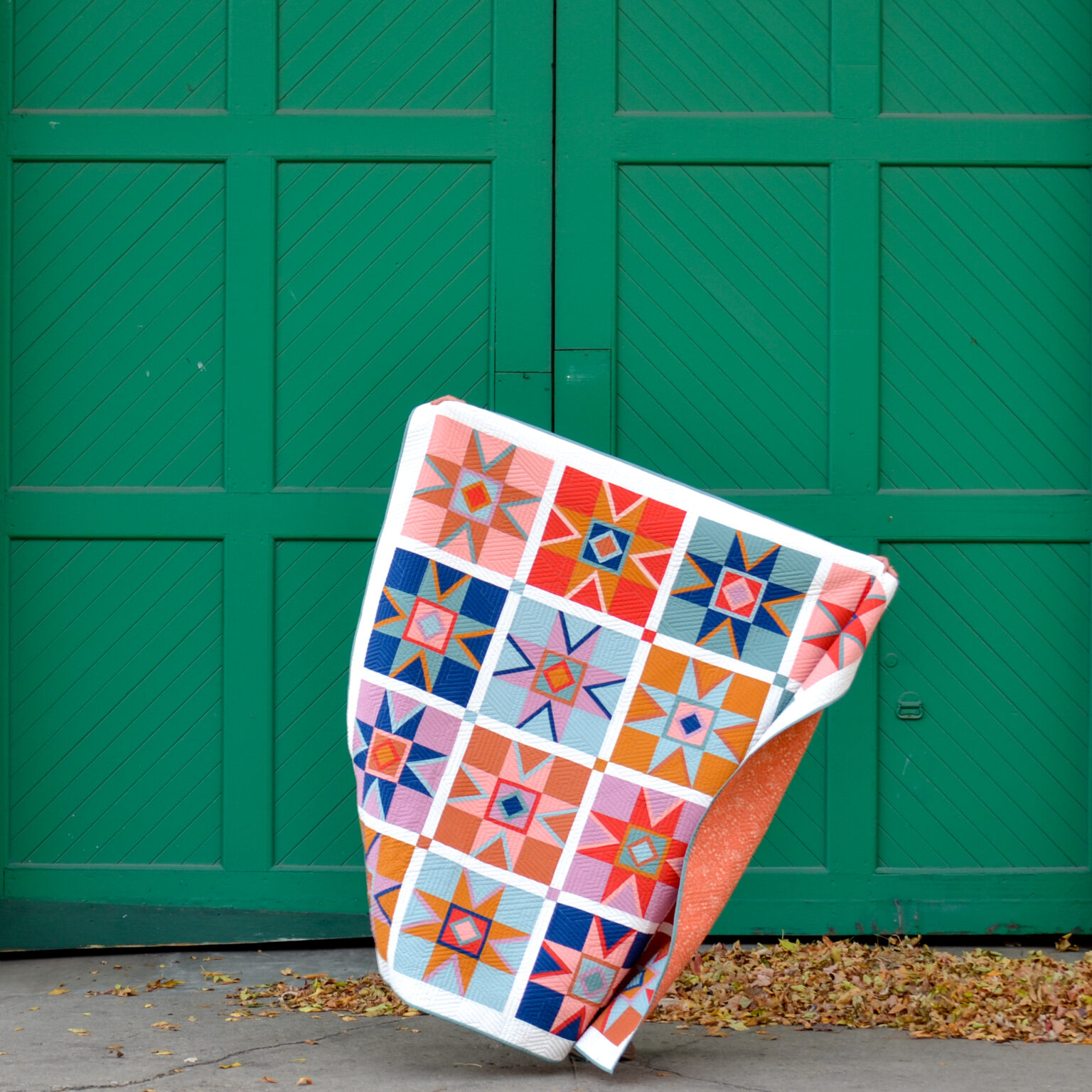 Scrappy Lines Quilt Pattern Side Lake Stitch