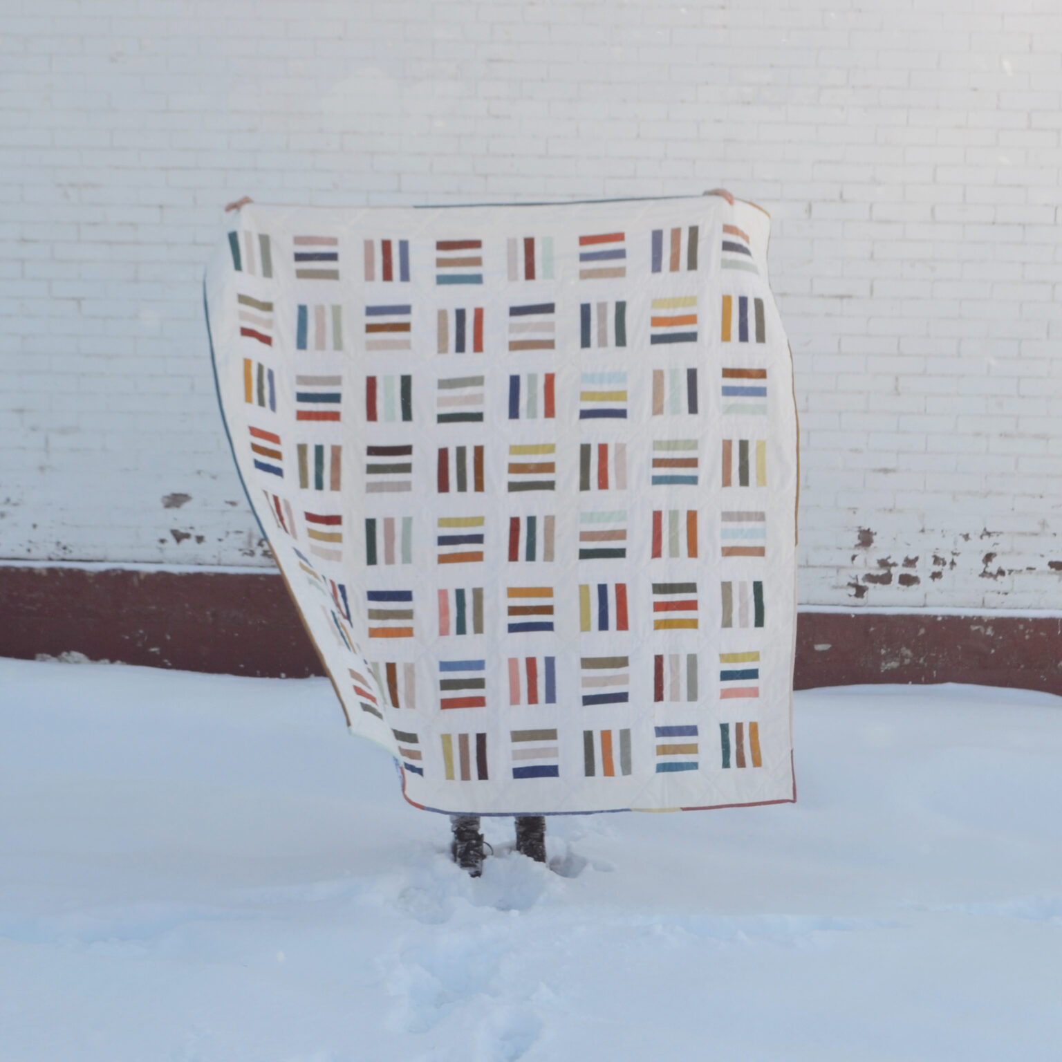 Scrappy Lines Quilt Pattern Side Lake Stitch